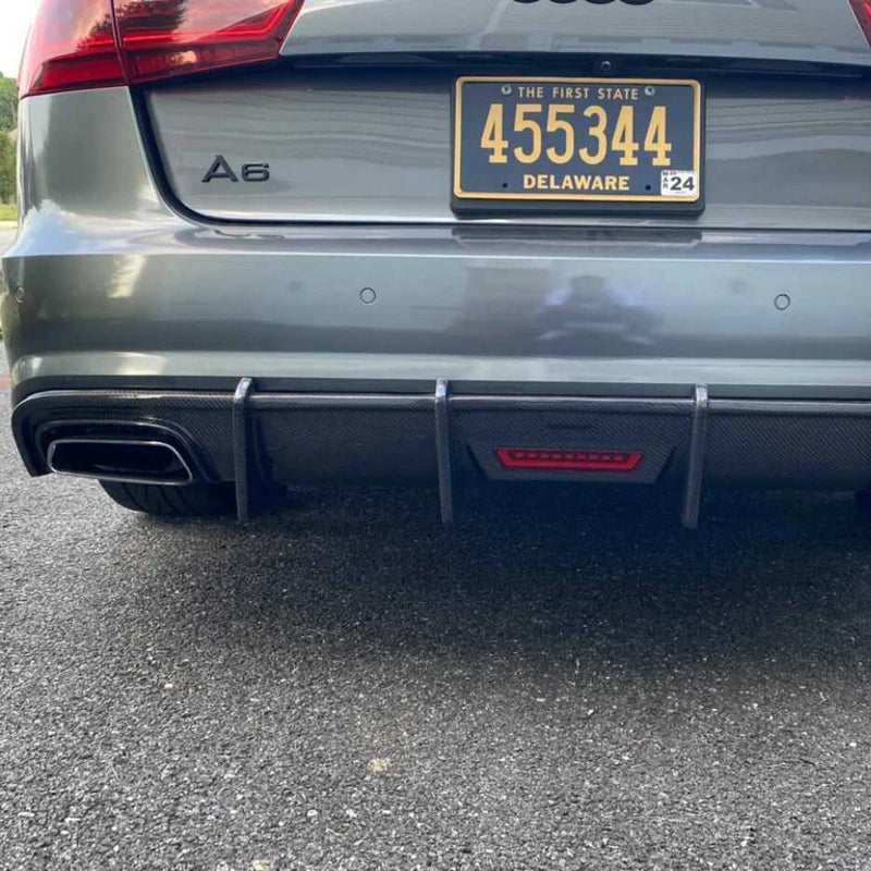 C7 Carbon Fiber Rear Diffuser | Audi C7 A6 S-Line, S6 | Canadian Auto Performance