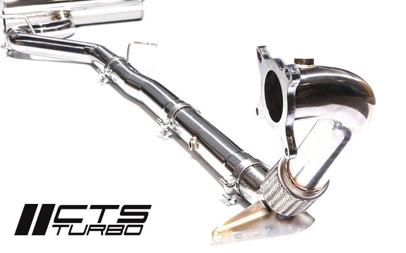 3" Turbo-back Exhaust High-Flow Cat | VW MK6 Golf R | CTS Turbo