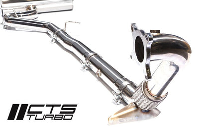 3" Turbo-back Exhaust High-Flow Cat | VW MK6 Golf R | CTS Turbo