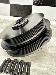 Jackal Motorsports 187mm Lower Pulley Upgrade for Audi S4/S5/SQ5/A6/A7/Q7 3.0T Supercharged