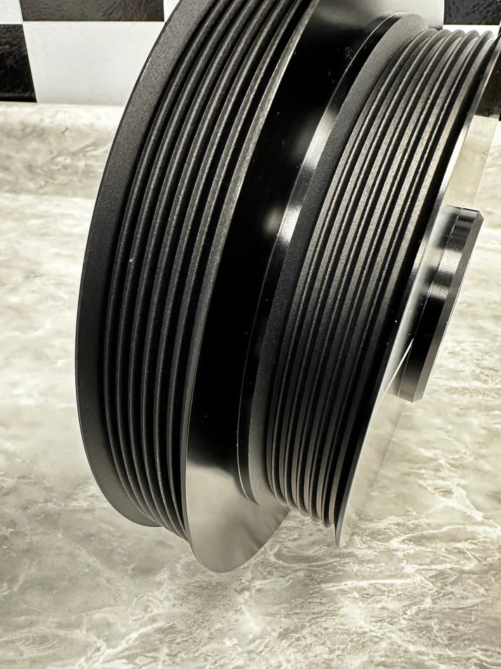 Jackal Motorsports 187mm Lower Pulley Upgrade for Audi S4/S5/SQ5/A6/A7/Q7 3.0T Supercharged