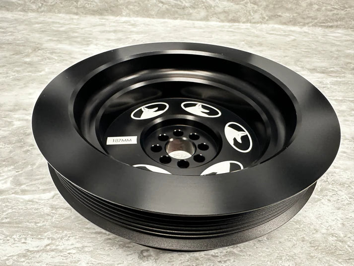 Jackal Motorsports 187mm Lower Pulley Upgrade for Audi S4/S5/SQ5/A6/A7/Q7 3.0T Supercharged