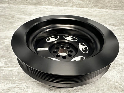 Jackal Motorsports 187mm Lower Pulley Upgrade for Audi S4/S5/SQ5/A6/A7/Q7 3.0T Supercharged