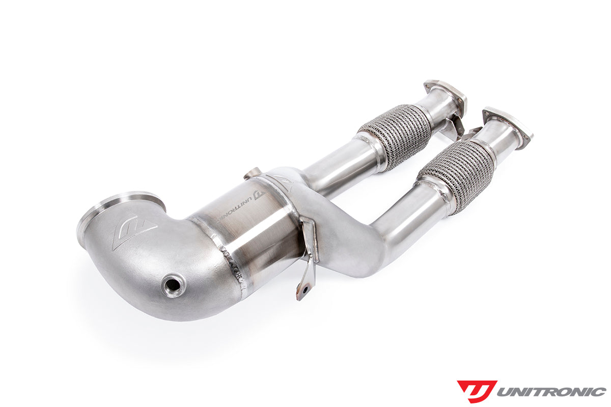 Unitronic Downpipe with Midpipes for Audi 8V RS3 & 8S TTRS - 2.5TFSI EVO