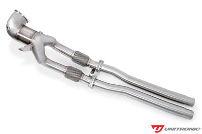 Unitronic Downpipe with Midpipes for Audi 8V RS3 & 8S TTRS - 2.5TFSI EVO