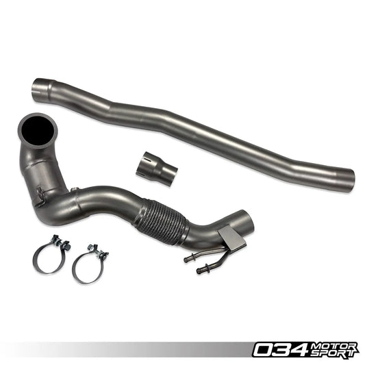 034Motorsport Stainless Steel Racing Downpipe For Audi 8V A3/S3 Quattro / Volkswagen MK7 Golf R