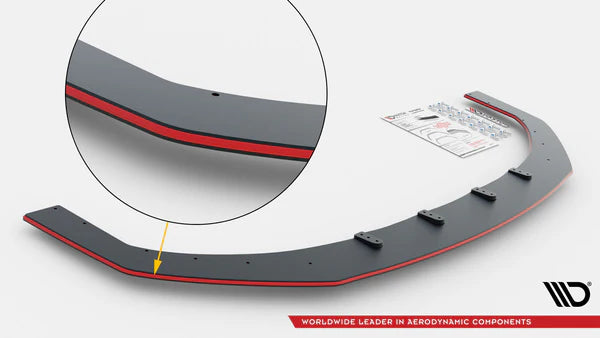 Street Pro Front Splitter VW Golf R Mk8.5 (Facelift)