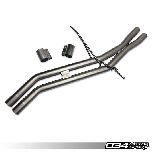 034Motorsport Res-X Resonator Delete & X-Pipe for B8/8.5 SQ5/Q5 3.0T