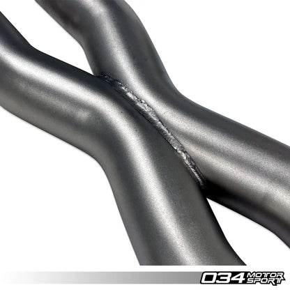 034 Res-X Resonator Delete and X-Pipe for Audi B9/B9.5 S4 3.0T