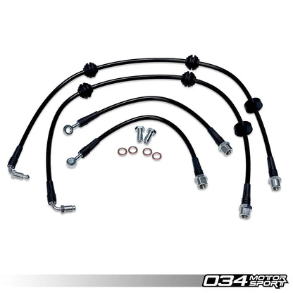 Stainless Steel Braided Brake Line Kit for B9/B9.5 Audi A4/S4, A5/S5/RS5, Q5/SQ5