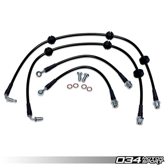 Stainless Steel Braided Brake Line Kit for B9/B9.5 Audi A4/S4, A5/S5/RS5, Q5/SQ5