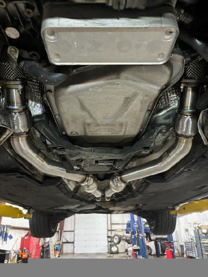 B8/B8.5/C7/C7.5/8R/8R.5 3.0T Non-Resonated Downpipes Version 2 V2 Non-Resonated | Audi B8/B8.5/C7/C7.5/8R/8R.5 S4, S5, A6, A7, Q5, SQ5 | Canadian Auto Performance
