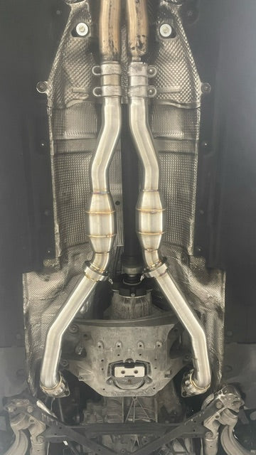 B8/B8.5/C7/C7.5/8R/8R.5 3.0T Resonated Downpipes Version 2 V2 | Audi B8/B8.5/C7/C7.5/8R/8R.5 S4, S5, A6, A7, Q5, SQ5 | Canadian Auto Performance